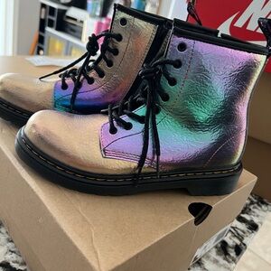 Dr. Martens Iridescent Kids Boots